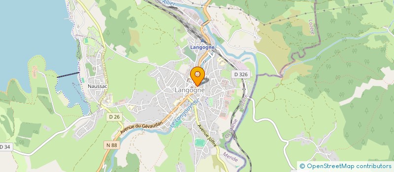 localisation de l'entreprise COULONDRE  LANGOGNE