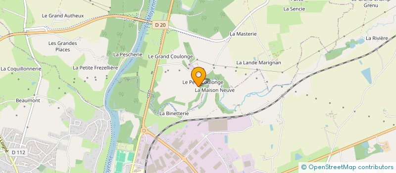 localisation de l'entreprise COULONGE  FROMENTIERES