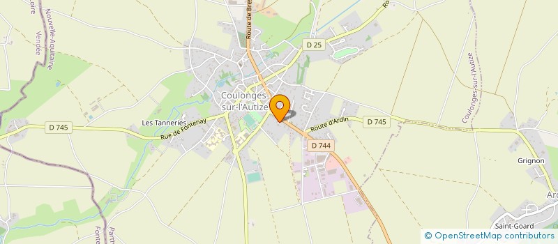 localisation de l'entreprise COULONGES SERVICE AUTO  COULONGES-SUR-L'AUTIZE