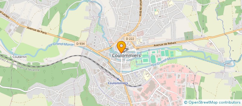 localisation de l'entreprise COULTIME à COULOMMIERS