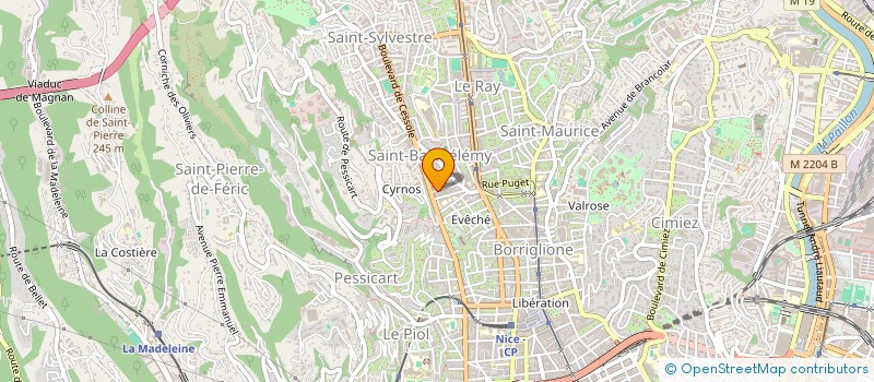 localisation de l'entreprise COUMA LA MAIOUN  NICE