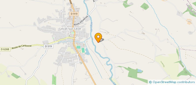 localisation de l'entreprise COUMANINES à LEZAT-SUR-LEZE