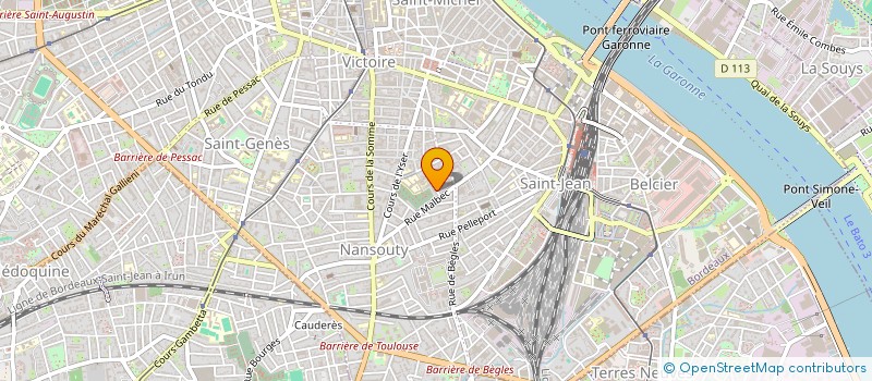 localisation de l'entreprise COUMELAYSE  BORDEAUX