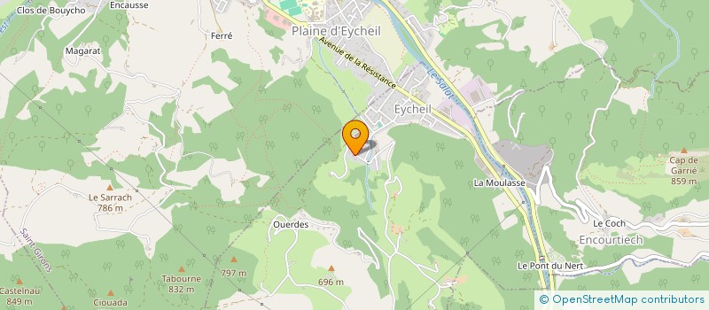 localisation de l'entreprise COUMOROY à EYCHEIL