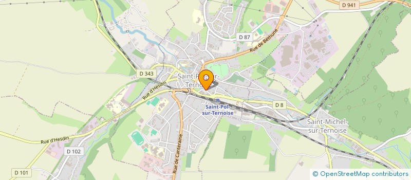 localisation de l'entreprise COUNEN OGEZ  ST-POL-SUR-TERNOISE