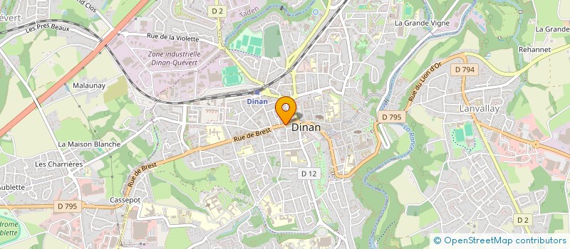 localisation de l'entreprise COUNI-COUNA à DINAN