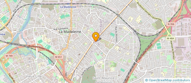 localisation de l'entreprise COUNIN à MARCQ-EN-BARŒUL