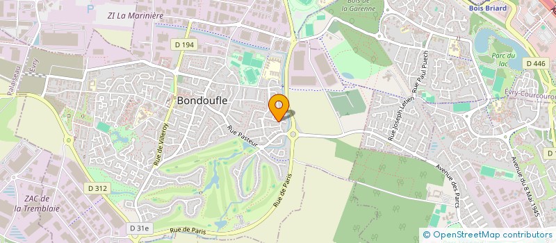 localisation de l'entreprise COUNTERACTION à BONDOUFLE