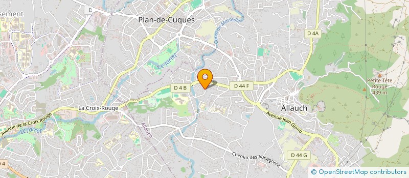 localisation de l'entreprise COUNTERFORCE  ALLAUCH