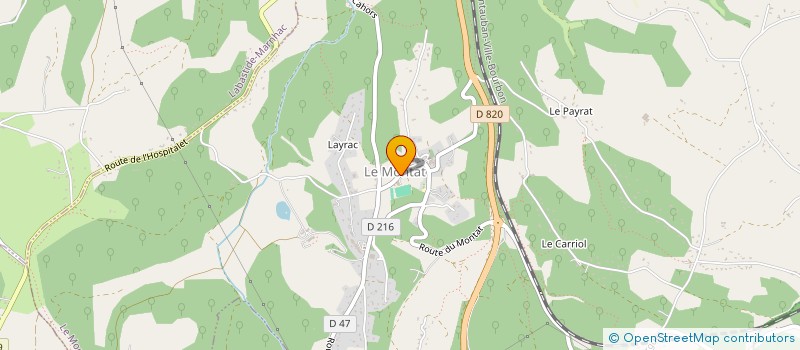 localisation de l'entreprise COUNTRY 46  LE MONTAT