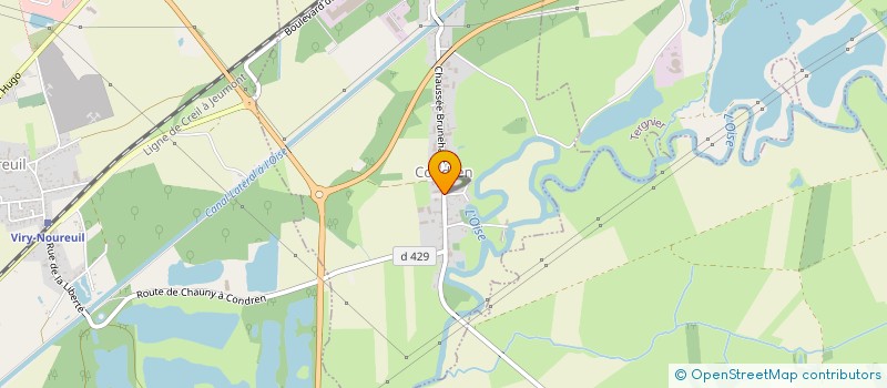 localisation de l'entreprise COUNTRY AISNE SPIRIT  CONDREN