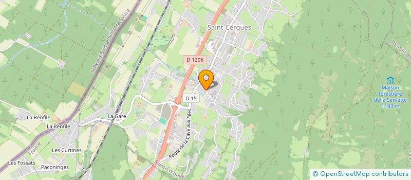 localisation de l'entreprise COUNTRY ATTITUDE DE SAINT CERGUES  SAINT-CERGUES