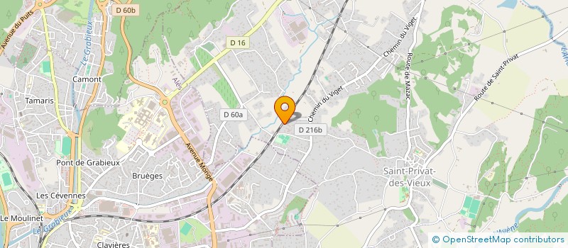 localisation de l'entreprise COUNTRY CLUB CEVENOL  SAINT-PRIVAT-DES-VIEUX