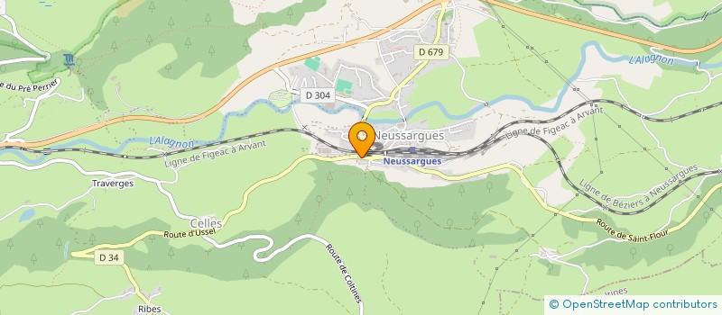 localisation de l'entreprise COUNTRY CLUB DES DEUX VALLEES à NEUSSARGUES EN PINATELLE