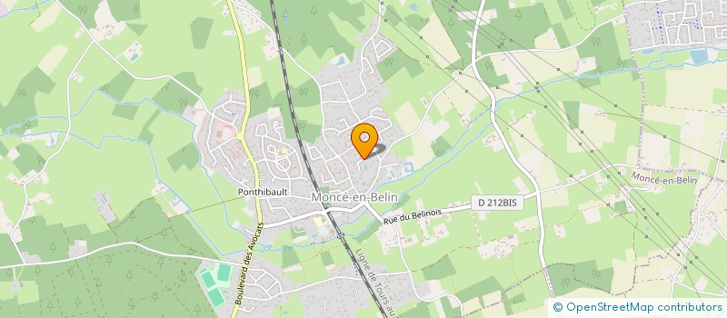 localisation de l'entreprise COUNTRY CLUB DU CIRCUIT  MULSANNE