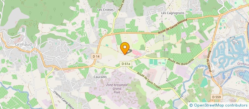 localisation de l'entreprise COUNTRY CLUB GRIMAUD GOLFE ST TROPEZ à GRIMAUD