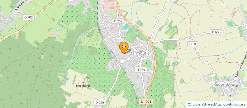 localisation de l'entreprise COUNTRY CLUB LET'S DANCE  MARMOUTIER