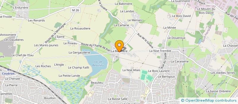 localisation de l'entreprise COUNTRY CLUB NANTAIS à COUERON