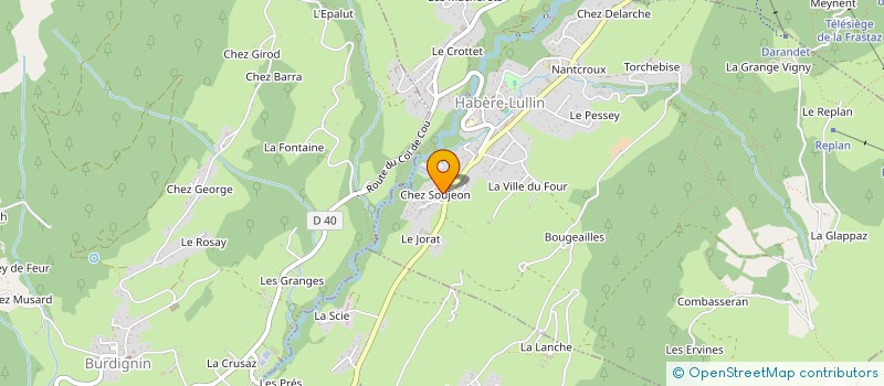 localisation de l'entreprise COUNTRY CLUB PERRIGNIER  HABERE-LULLIN