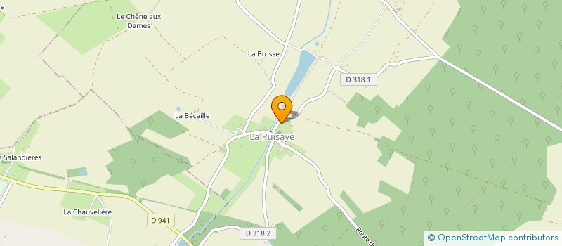 localisation de l'entreprise COUNTRY CLUB R & S à LA PUISAYE