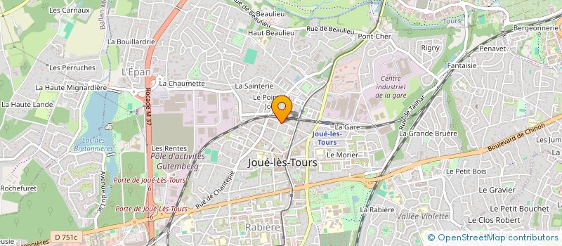 localisation de l'entreprise COUNTRY DANCE ANIMATION  JOUE-LES-TOURS