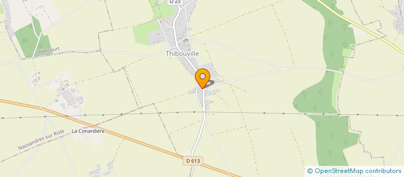 localisation de l'entreprise COUNTRY DANS'EURE  THIBOUVILLE