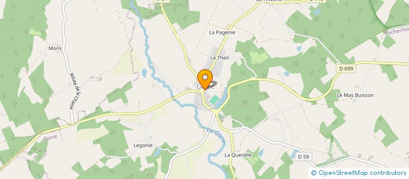 localisation de l'entreprise COUNTRY DETENTE 87  COGNAC-LA-FORET