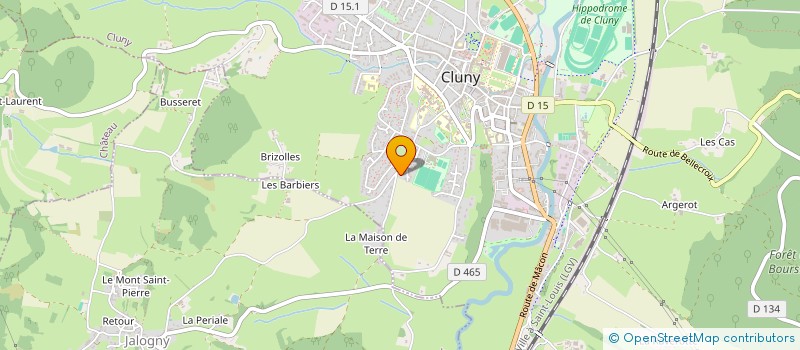 localisation de l'entreprise COUNTRY DREAMS CLUNY  CLUNY