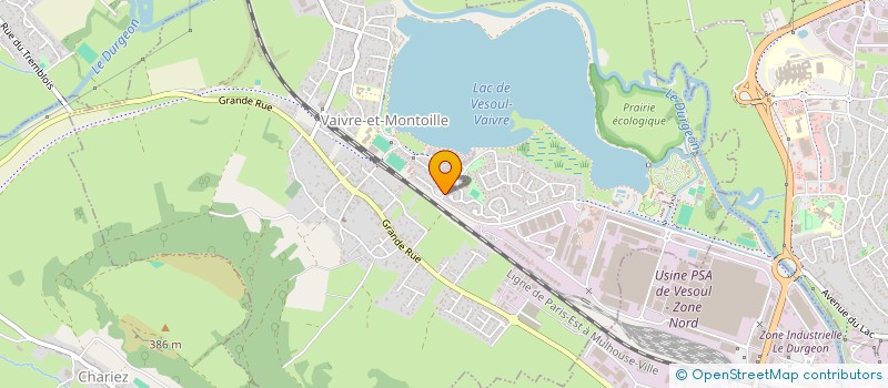 localisation de l'entreprise COUNTRY FORM  VAIVRE-ET-MONTOILLE