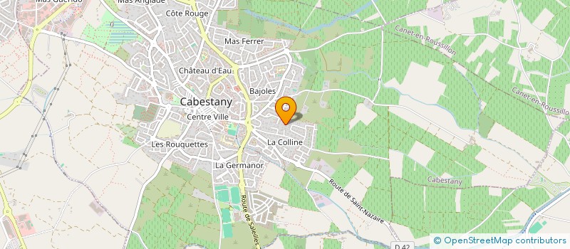 localisation de l'entreprise COUNTRY FRIENDS 66 à CABESTANY