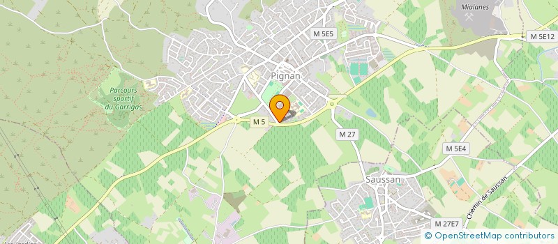 localisation de l'entreprise COUNTRY K'DANSE PIGNAN à PIGNAN