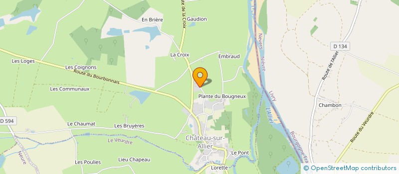 localisation de l'entreprise COUNTRY LIFE à LE VEURDRE