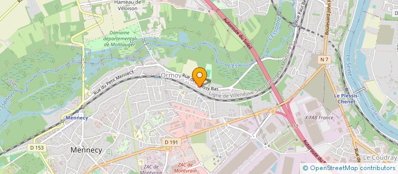 localisation de l'entreprise COUNTRY LINE DANCE SPIRITS  ORMOY