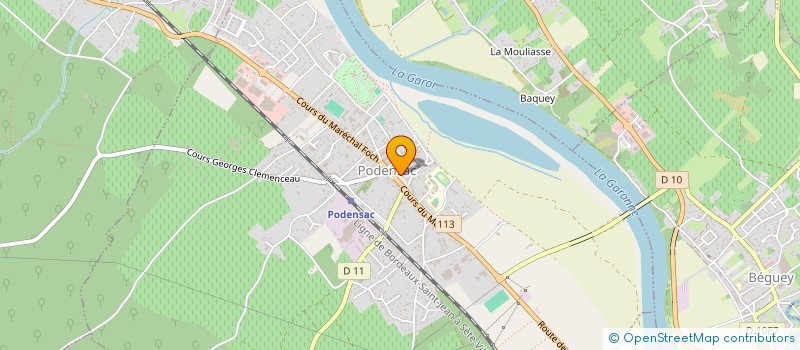 localisation de l'entreprise COUNTRY POD'  PODENSAC