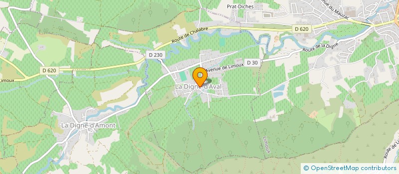 localisation de l'entreprise COUNTRY'S FRIENDS  LA DIGNE-D'AVAL