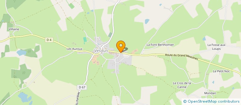 localisation de l'entreprise COUNTRY SAULZAIS 18  SAULZAIS-LE-POTIER