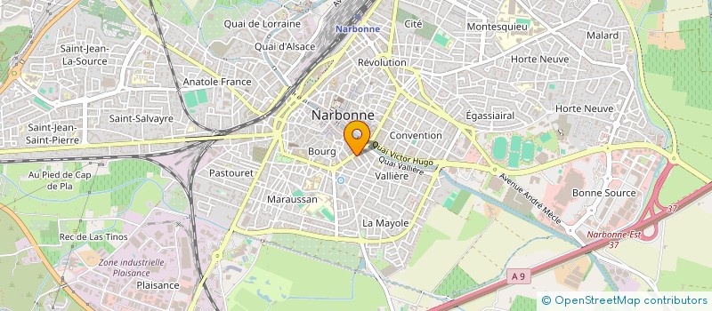 localisation de l'entreprise COUNTRY SOUTH ASSOCIATION  NARBONNE