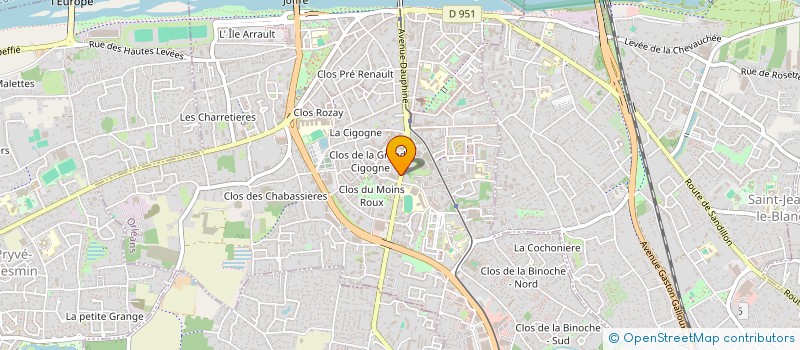 localisation de l'entreprise COUP 2 COEUR  ORLEANS