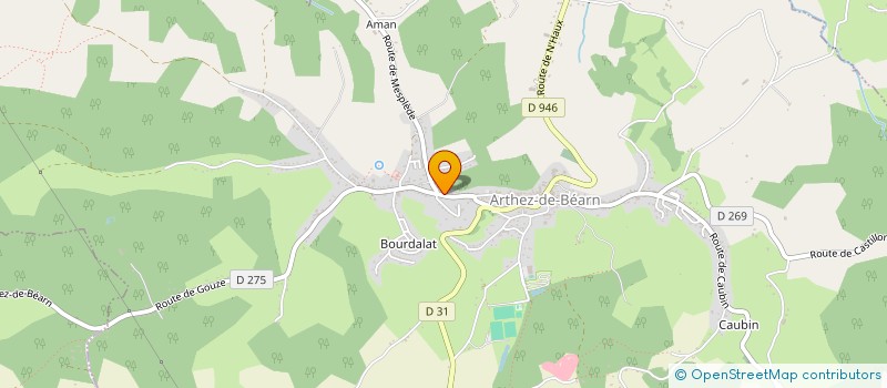 localisation de l'entreprise COUP'AKARO  ARTHEZ-DE-BEARN