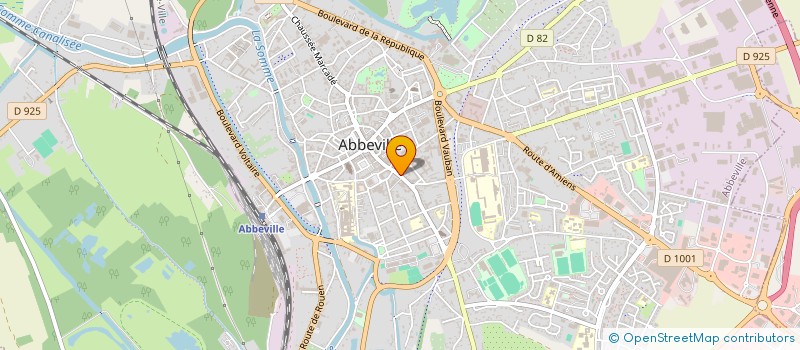 localisation de l'entreprise COUP COIF à ABBEVILLE