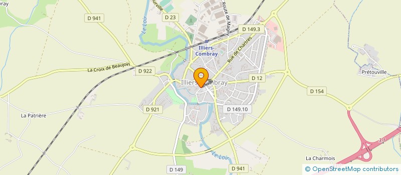 localisation de l'entreprise COUP D BALAI à ILLIERS-COMBRAY