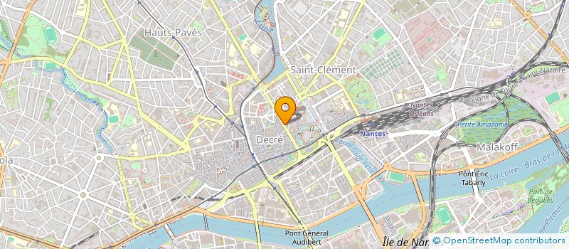 localisation de l'entreprise COUP D'ECLAT à NANTES