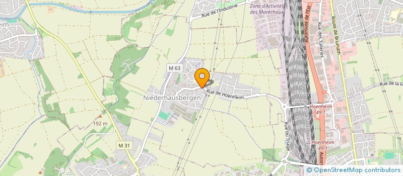 localisation de l'entreprise COUP D'ECLAT à NIEDERHAUSBERGEN