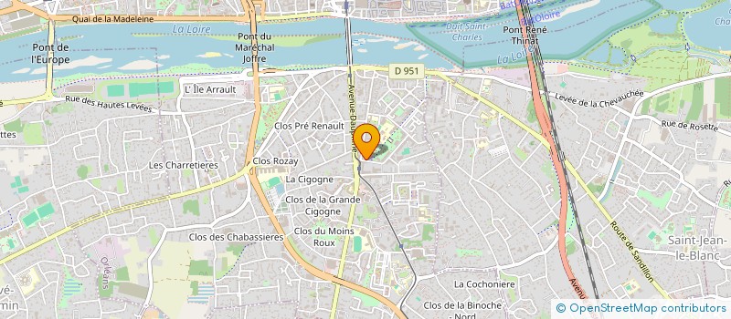 localisation de l'entreprise COUP D'ENVOI  ORLEANS