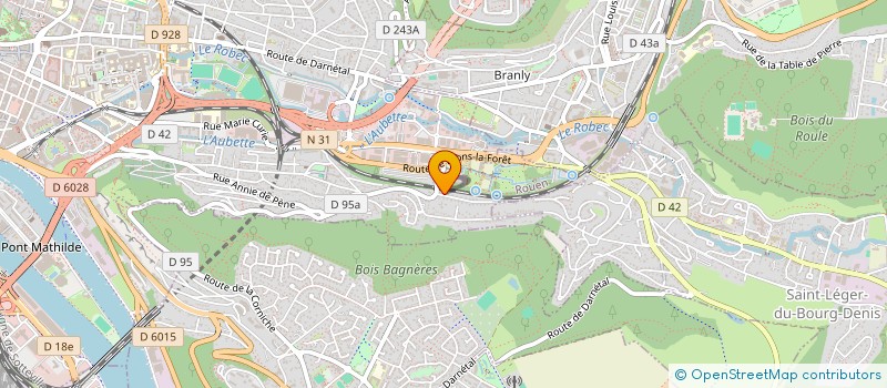 localisation de l'entreprise COUP D'FOLIES à ROUEN