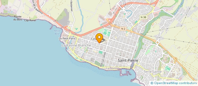 localisation de l'entreprise COUP D'MAINS à SAINT-PIERRE