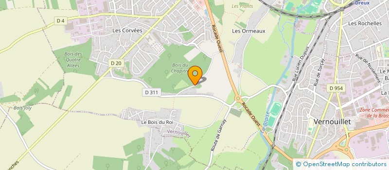 localisation de l'entreprise COUP D'PHIL ORGANISATION à VERNOUILLET