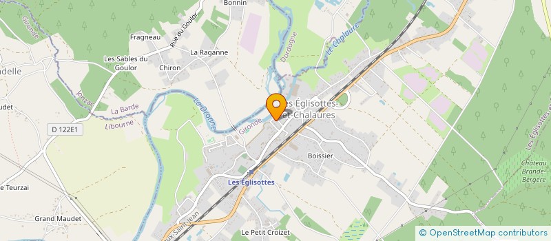 localisation de l'entreprise COUP D' POUCE  LES PEINTURES