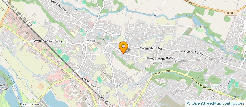 localisation de l'entreprise COUP D'POUCE (EPICERIE SOCIALE) à LESCAR