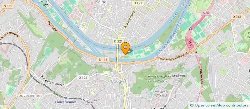 localisation de l'entreprise COUP DE BOOST  BOUGIVAL